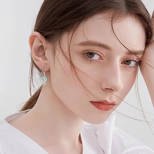 Jellyfish earrings elegant look